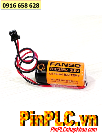 FANSO ER17335M (Zắc DF1.35-2P), Pin nuôi nguồn PLC FANSO ER17335M lithium 3.6v